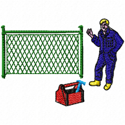 Professions Embroidery Design 8 Professions Embroidery Design 8